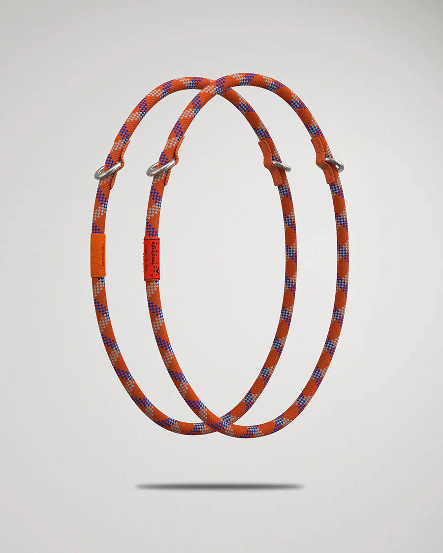 10mm Rope Loop / Orange Patterned